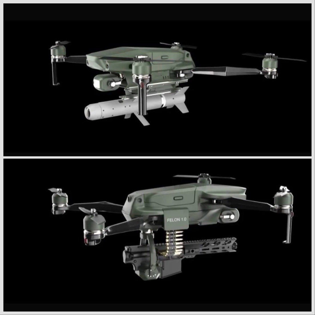 ⚡️🇺🇦 New toys incoming! The US is sending machine gun drones to Ukraine. Choose your flavor: 5.56 mm cannons or Spike missiles.