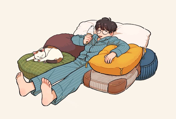 「パジャマ 枕」のTwitter画像/イラスト(新着)
