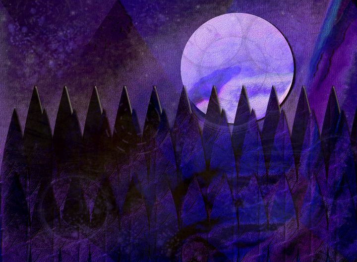 Art of the Day: 'Midnight Forest'. Buy at: ArtPal.com/artbymimulux?i…