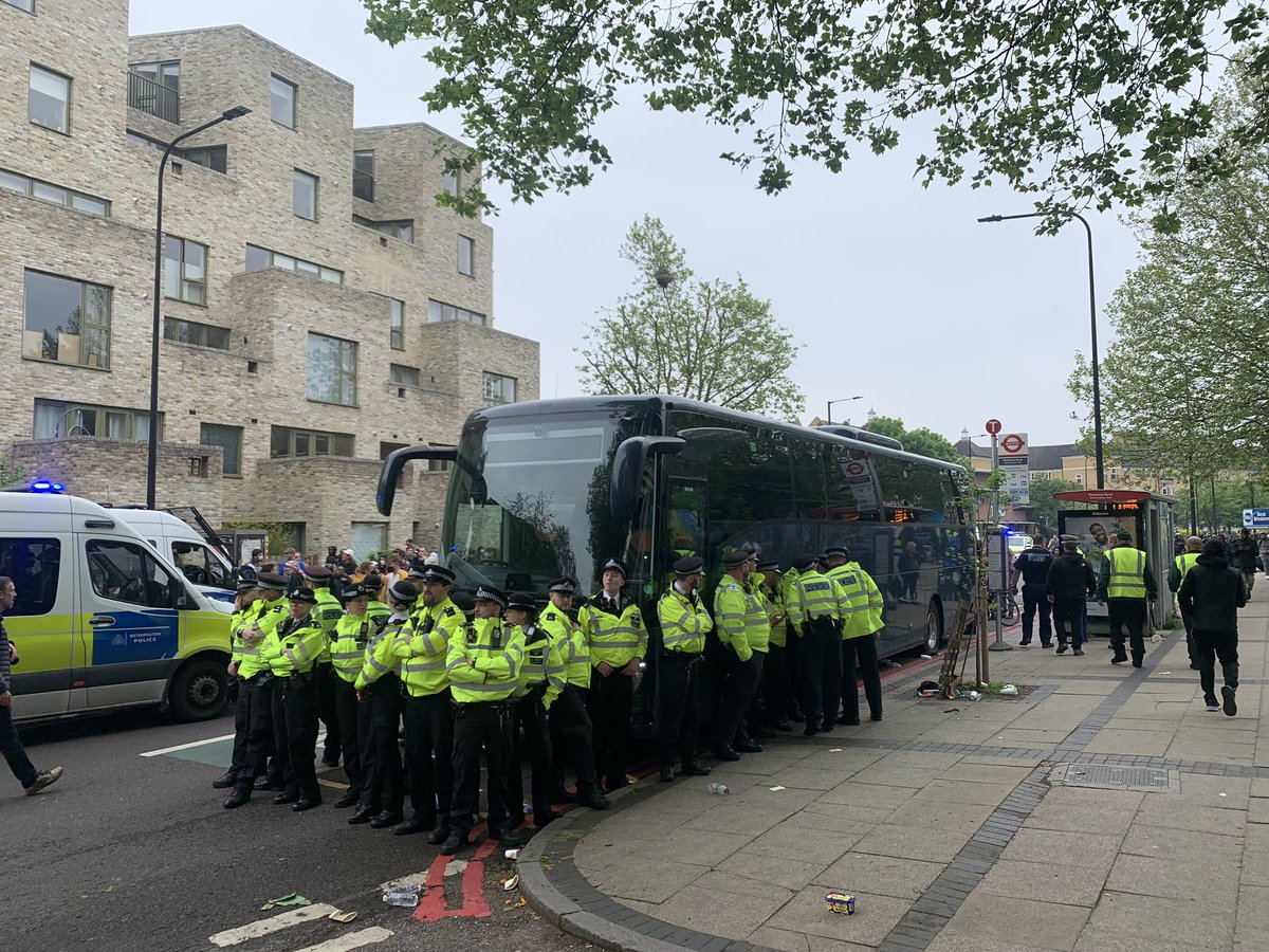 The Home Office showed their fear of us, committing huge resources, with police from all over London - and a helicopter. To those arrested: thank you for standing up. We have your back. We will update on more support soon. Please follow @GBCLegal for updates on arrestee support