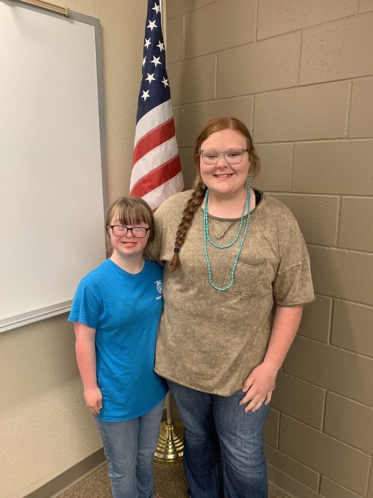 We love to include our students in the monthly School Board Meetings. In April we were excited to have two of our High School Students actively participate in the opening of the meeting! #LearningtoLead #StudentLeaders