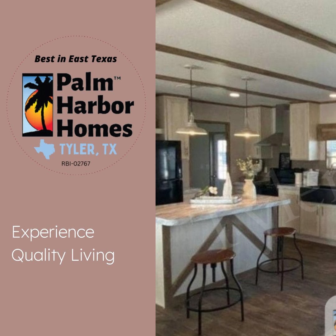 Elevate your living experience with Palm Harbor Homes. Discover the difference! 🏡 Dreaming of a new home? Contact us at 903-595-4411 to schedule a visit with our expert sales team and turn that dream into reality! 📞 #PalmHarborTyler
Equal housing opportunity.