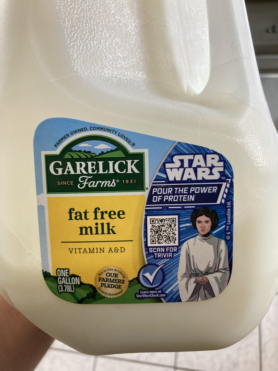 Stars War back on milk.