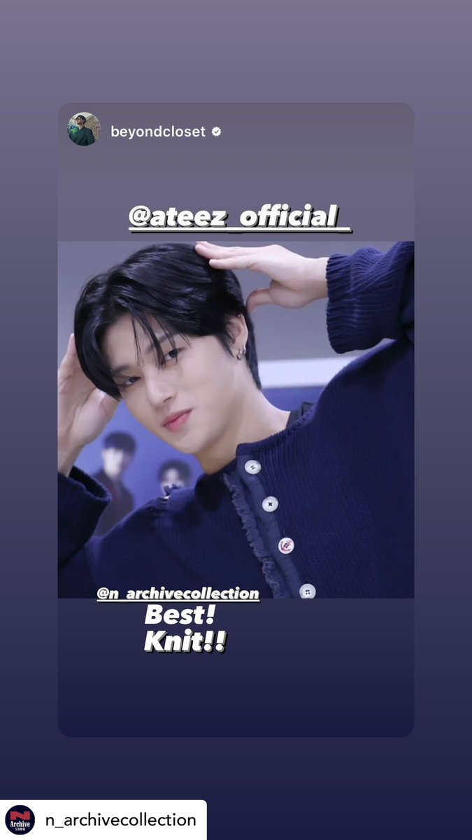#Repost • @|n_archivecollection IG Stories

#ATEEZ #에이티즈 #エイティーズ @ATEEZofficial @ATEEZofficialjp #WOOYOUNG