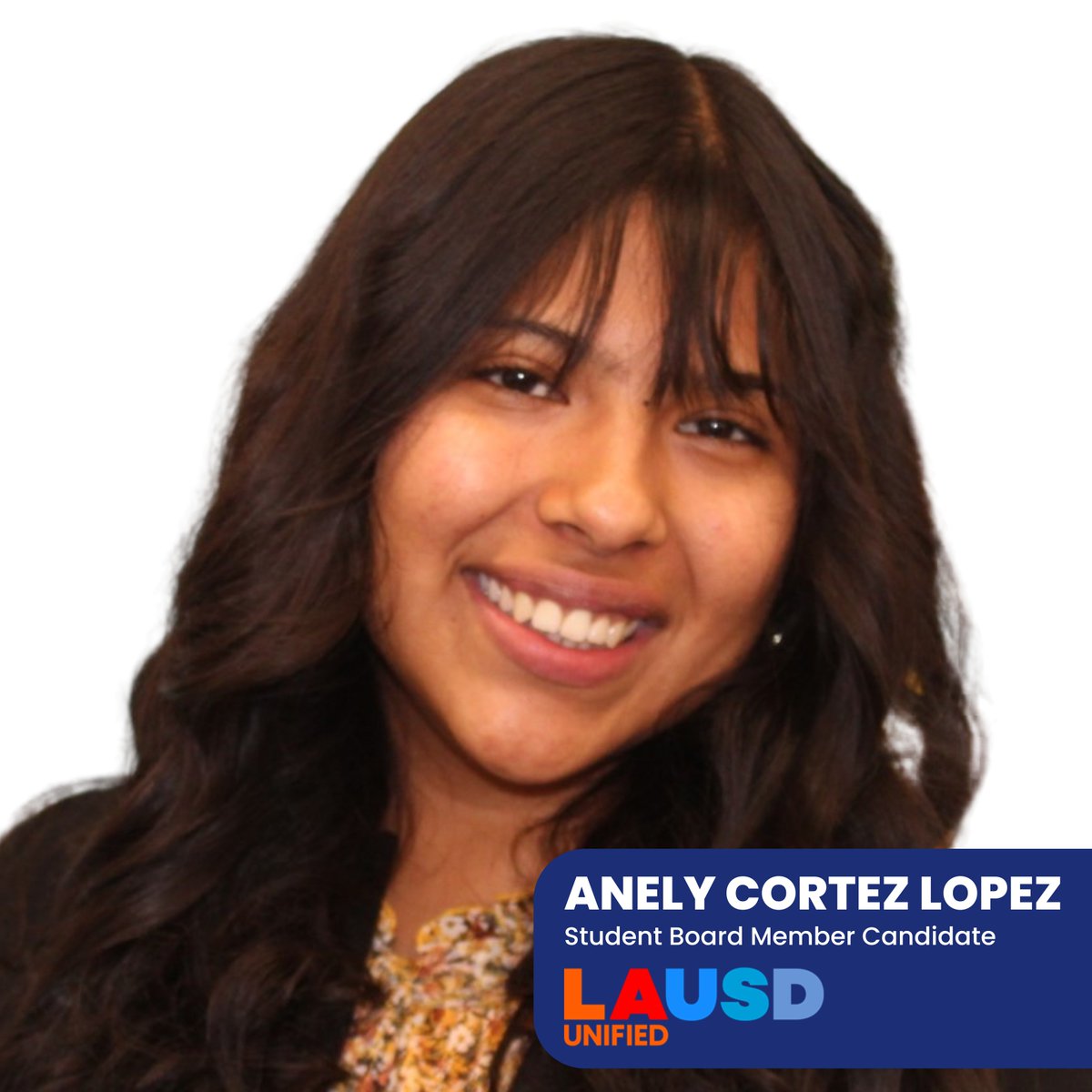 Meet Anely from Gardena Senior High, championing health and educational equity for better college, career, and wellness access across LA Unified. @LASchools high schoolers: From May 9-23, head to your Schoology page to vote for your Student Board of Education representative.