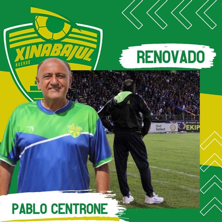 🔰 OFICIAL: CENTRONE SEGUIRÁ CON LA X 

 🚨RENOVADO🚨

🔰 Junta Directiva del Xinabajul-Huehue ha renovado al DT Pablo Centrone para la próxima temporada.
