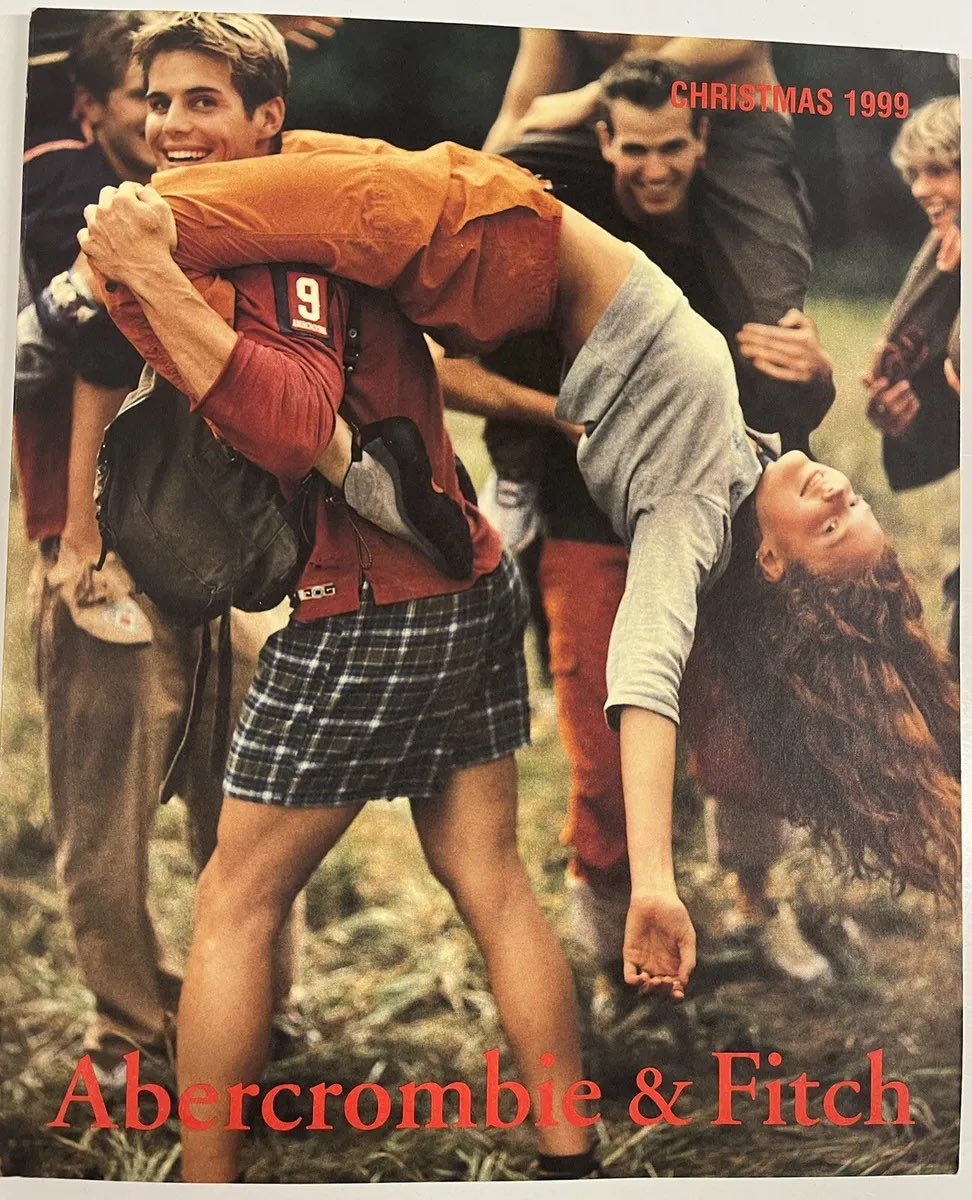 “Abercrombie was toxic”.

Ok, but you know what? 

We were happier. We were healthier. I know they are models but it absolutely was not that much of a stretch. I’ll take yesterday’s idealism over the miserable pharmaceutical addicted activists of today on campuses.