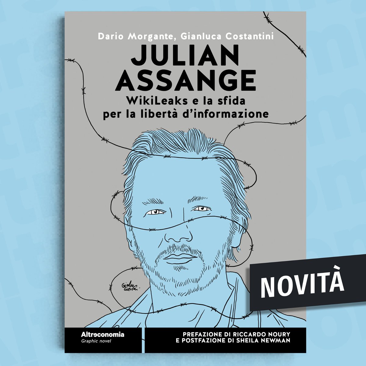 With great pleasure, and also a bit of emotion, today on the International Day of Press Freedom proclaimed by the United Nations @UN, @altreconomia, an Italian publishing house, has sent to print the graphic novel 'Julian Assange. @Wikileaks and the challenge for freedom of
