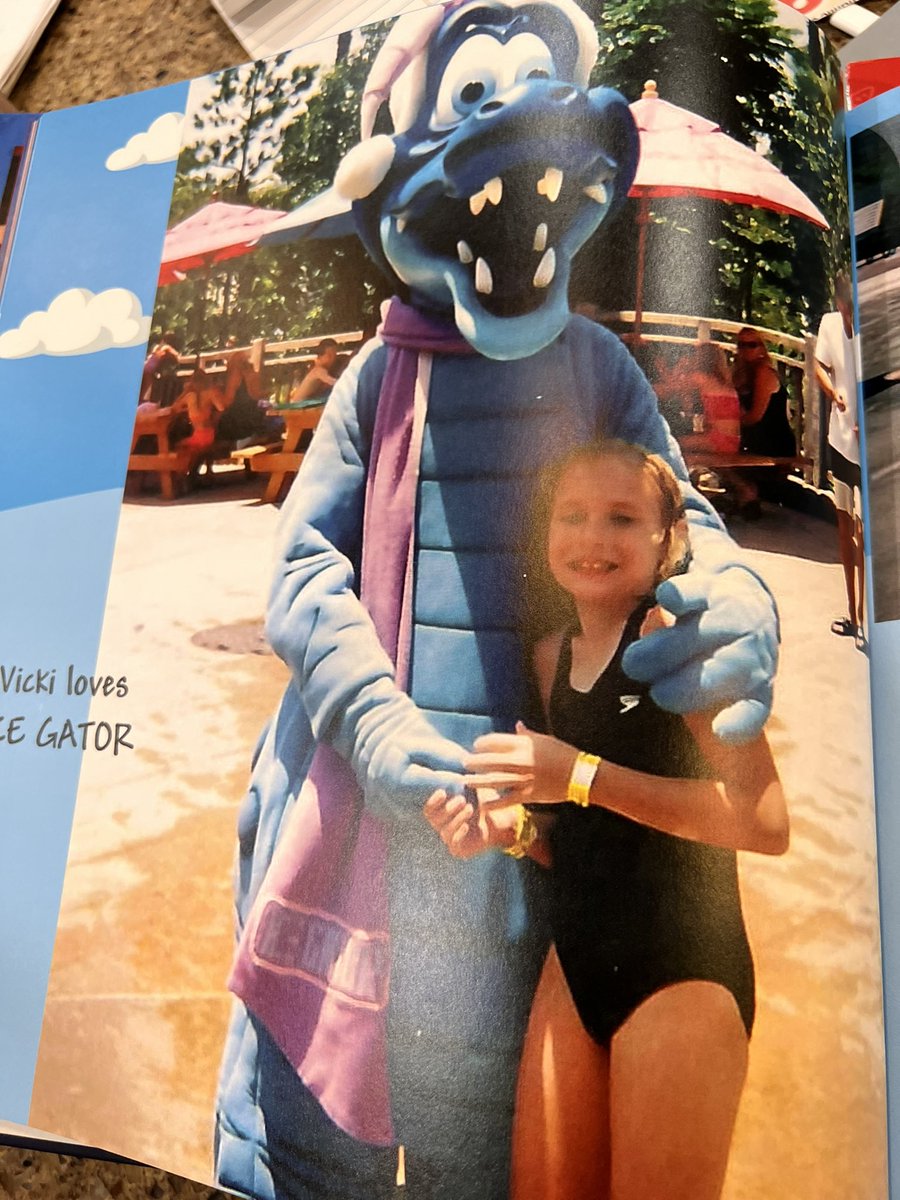 Anyone else ever get to meet the ice gator at blizzard beach???