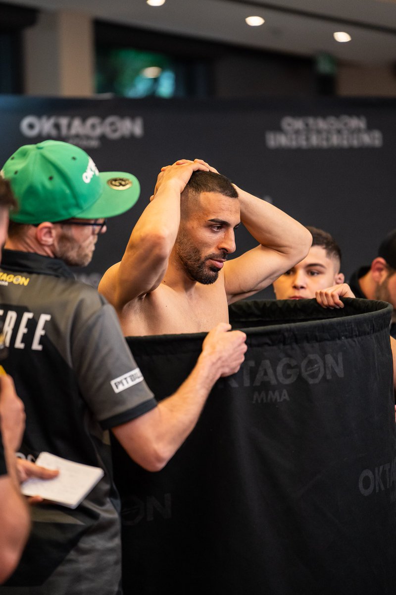 👊🏼 Bantamweight Banger 👊🏼 A former champion makes his debut in a new division hunting gold tomorrow night. Mate Sanikidze - 61.5kg/136lbs ✅ Farbod Iran Nezhad - 61.7kg/136lbs ✅ How will Sanikidze look at OKTAGON 57 in Frankfurt? 📺 OKTAGON.TV & DAZN