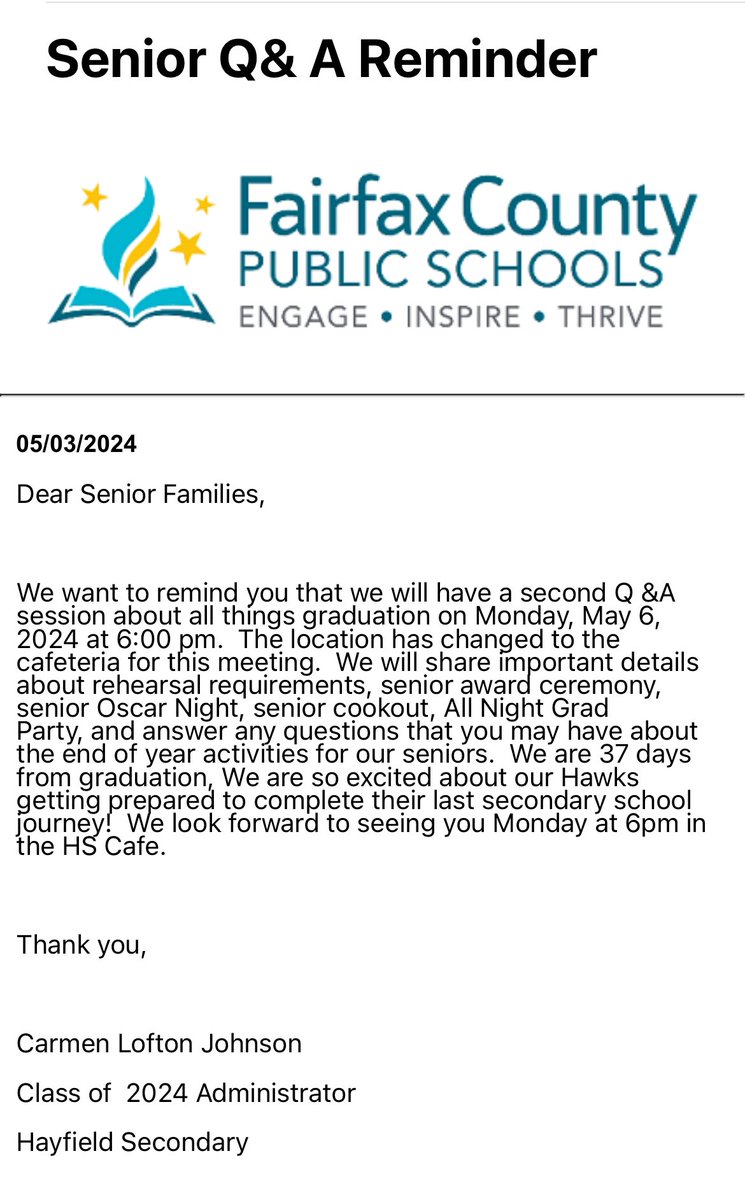 SENIOR PARENTS!!!!
Get all your year end senior questions answered.  
Graduation…
Cap and gown…
Awards ceremony…
Financial obligations…
Senior Rock Garden….
ALL NIGHT GRAD PARTY!