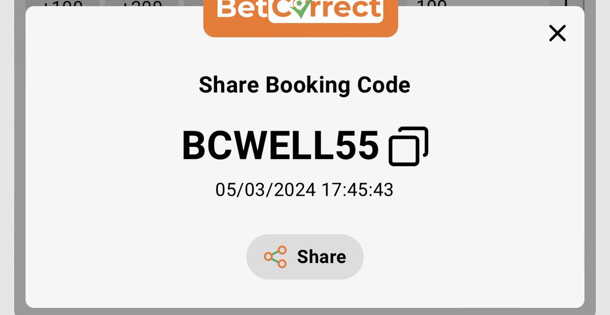 17 Odds of the day on Betcorrect Code >> BCWELL55 REGISTER HERE>> betcorrect.com Don’t miss out🔞