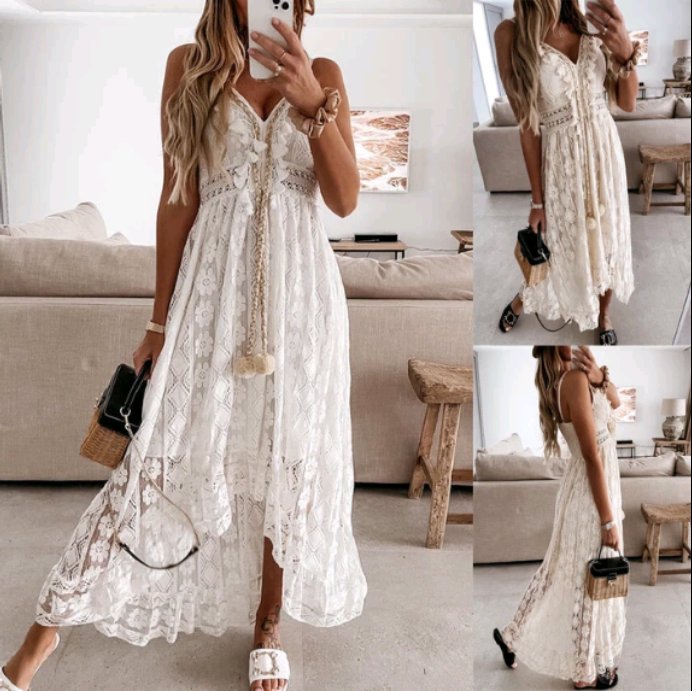 Vestido Boho longo para qualquer ocasião 
A Thread