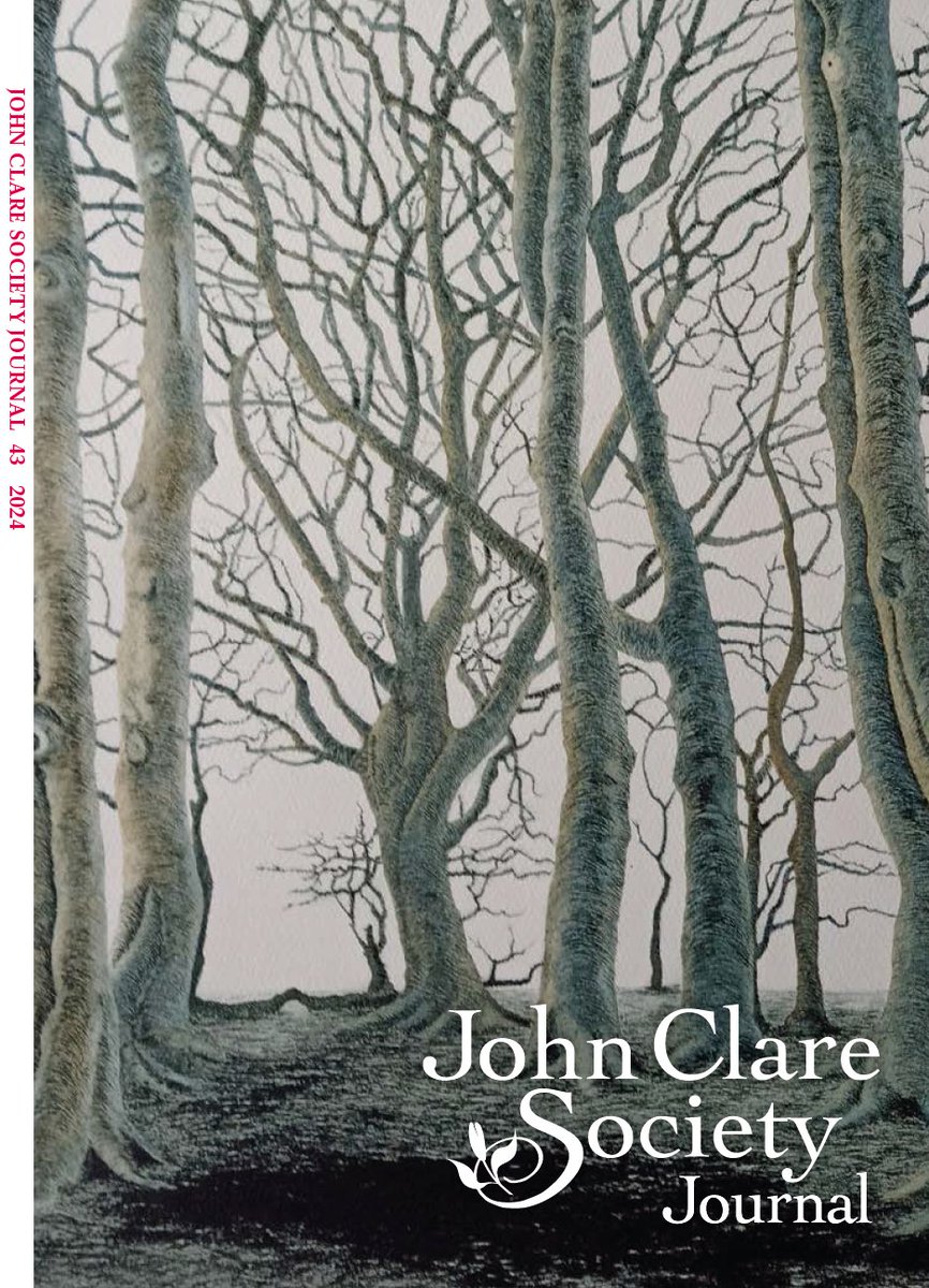 Gearing up for this year's issue of the John Clare Society Journal, with cover art by Victoria Garland (victoriagarland.co.uk). Journal published on 13 July, Clare's birthday.