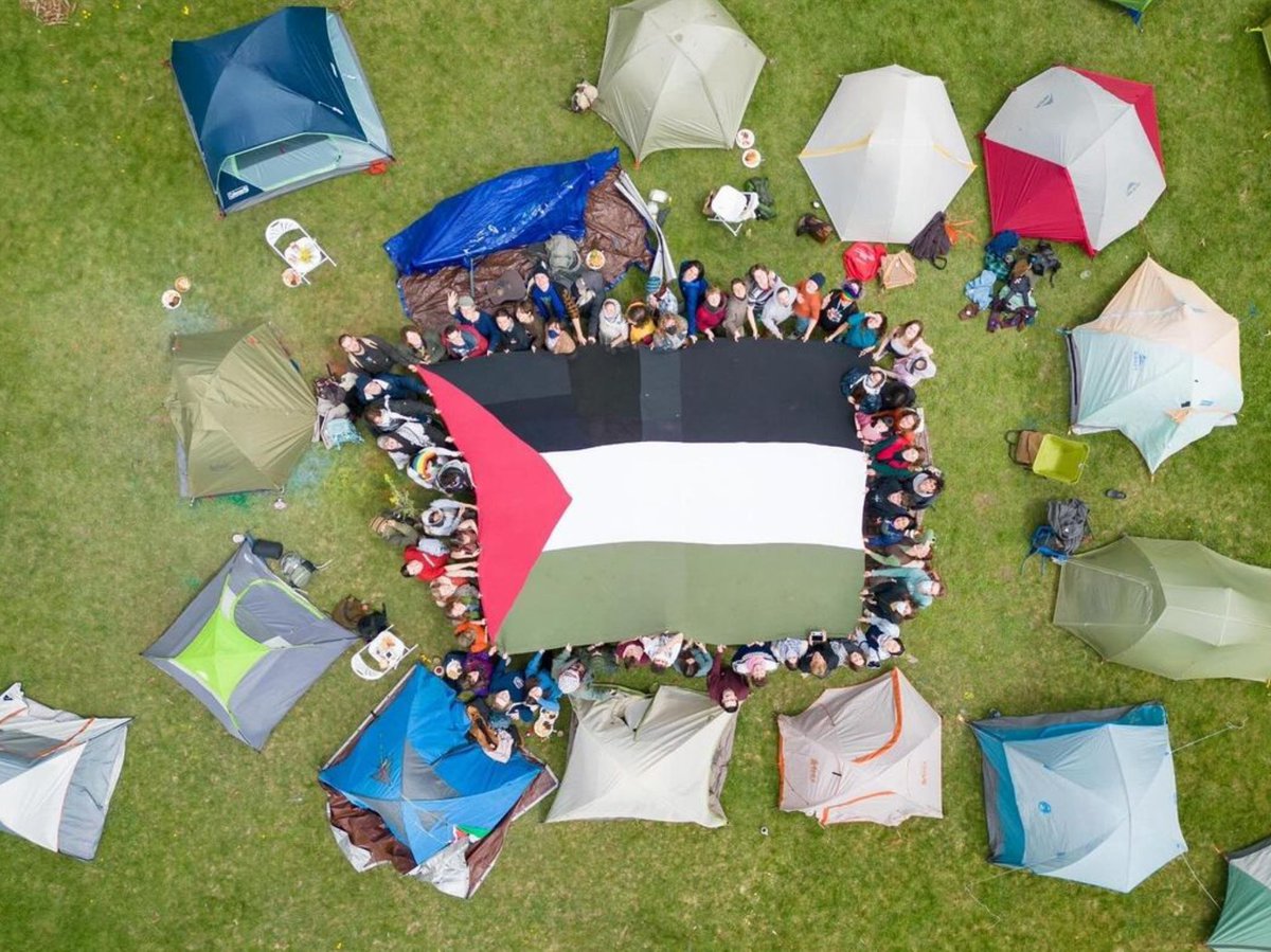 Pro-Hamas encampment at the College of the Atlantic in Bar Harbor. These are the reported demands of the agitators: 1. COA continues to protect our community’s right to freedom of speech and right to protest indefinitely. 2. COA publicly denounces the ongoing genocide of the…