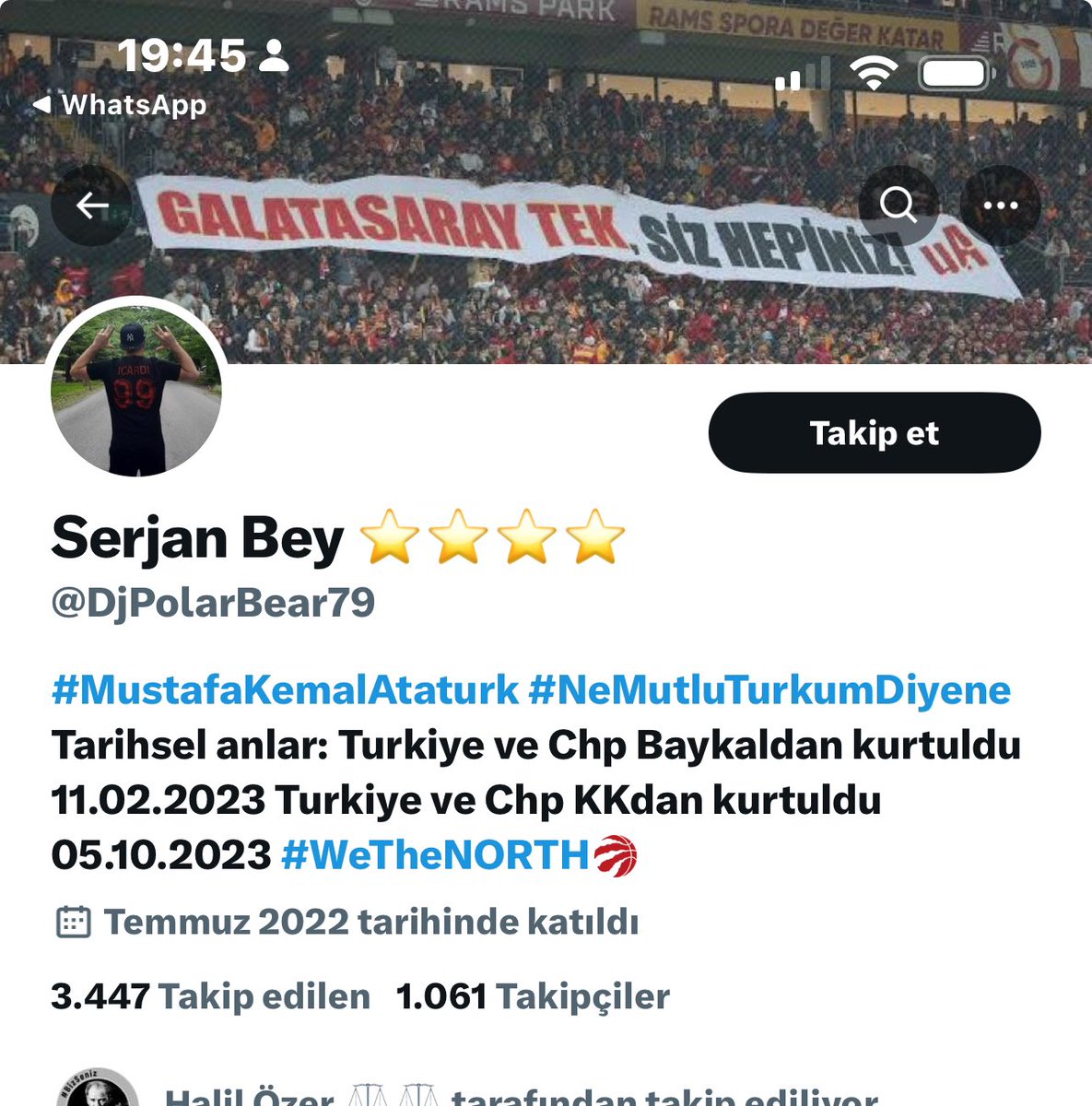 Pendik İmzayi cekiyor
GS’liler bayram ediyor

Ulan biraz omurga olsun

Hani hakemler - TFF Fener’e calisiyordu? İstifa etsinlerdi??

Hepiniz aynisiniz HEPİNİZ ..