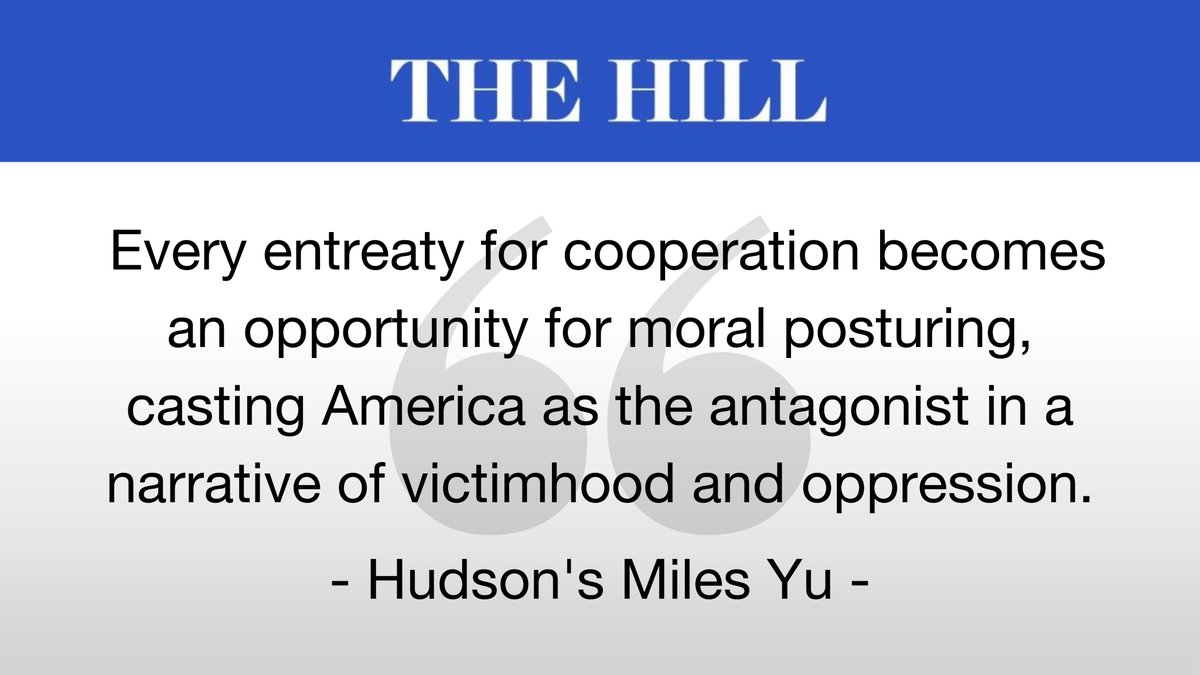 Sec. Blinken went to China with serious matters to discuss with Chinese leadership, but came home empty handed. @milesyu10 explains how China leverages negotiations to undermine the US & stresses the importance of confronting the #CCP's bankrupt ideology: thehill.com/opinion/intern…