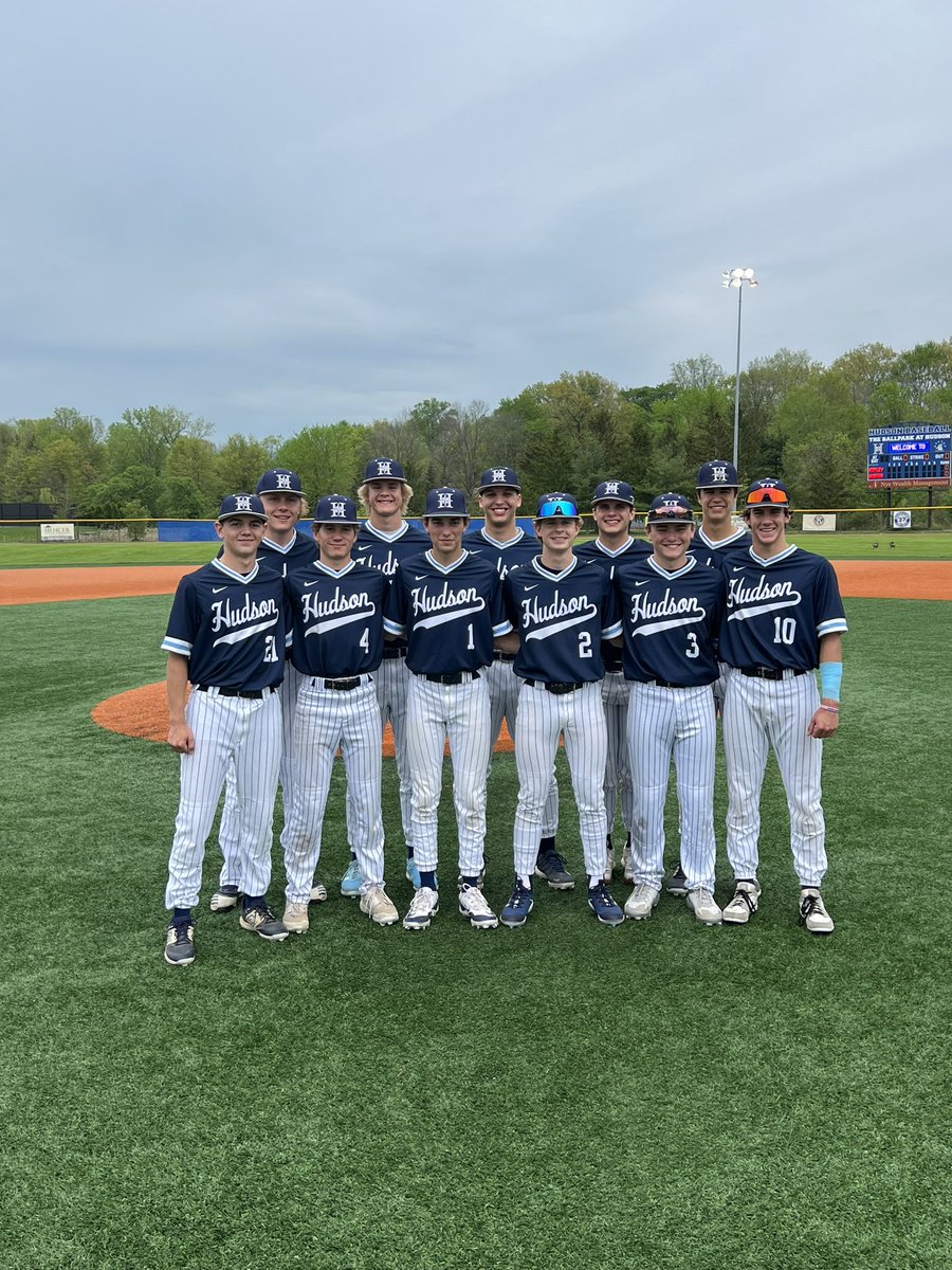 Congratulations to our @HudsonBaseball Senior class! A great group of young men with much to be proud of! Best of luck in all that you do and thanks for all you have done! #ExplorerPride #RollHud