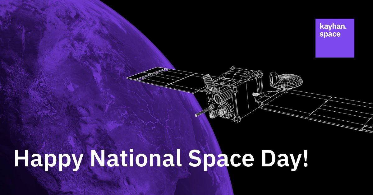 Happy #NationalSpaceDay from the Kayhan Space team! Today we celebrate the vast frontier that lies beyond our Earth, and are proud to work alongside industry innovators to maintain a safe and sustainable environment in space.