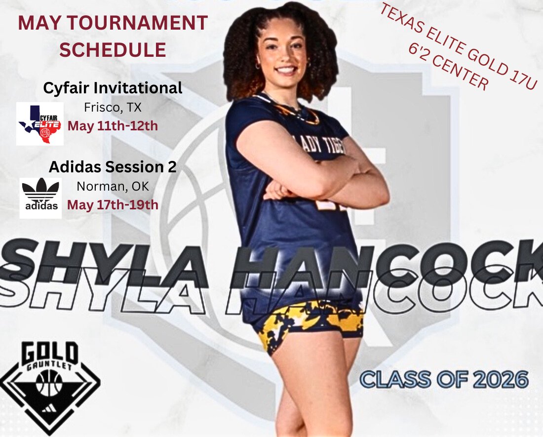 @CFEliteSports @3StripesGOLD, @TeamLexAustin, @CoachArce, @stpladytigerbasketball

#AdidasGirls /// #AdidasBasketball