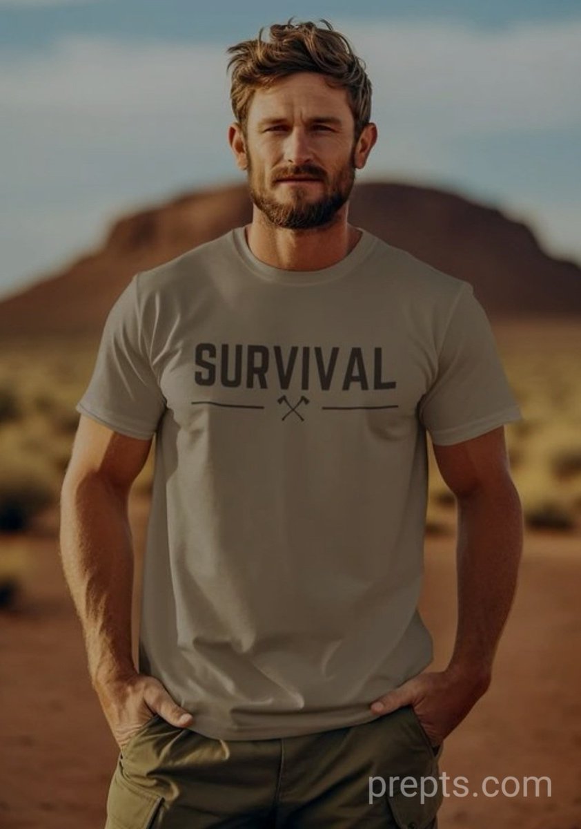 prepts.com 
The classic fit of this shirt ensures a comfy, relaxed wear. #prepts👕 #tshirt #prepper #prepping #outdoors #nature #hunting #fishing #bushcraft #bushcrafting #survivalist #survival #outdoorlife #adventure #knife