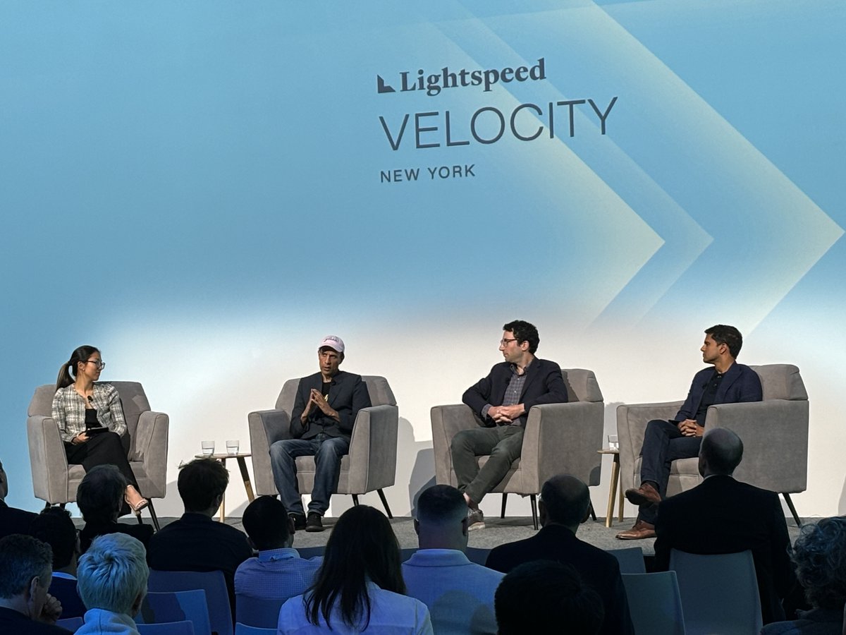Really enjoyed being able to attend the @lightspeedvp Velocity event yesterday and share some insights into how CIOs are approaching—and succeeding in—driving business value from bringing AI into the enterprise. Thank you again, @lightspeedvp, for having me!