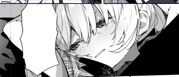 気分転換にトーン作業をしておりました 