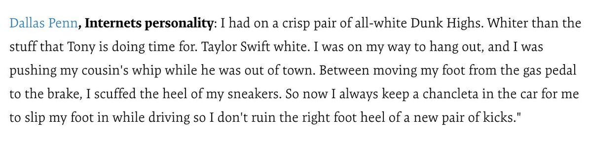Found this old story I talked to Dallas Penn for in 2016, where sneakerheads relived their horror stories. This is still LOL.