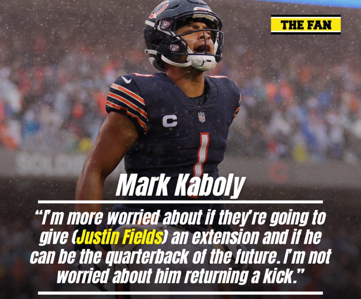 Steelers insider @MarkKaboly isn’t worried about Justin Fields returning kicks. 📻: omny.fm/shows/starkey-…