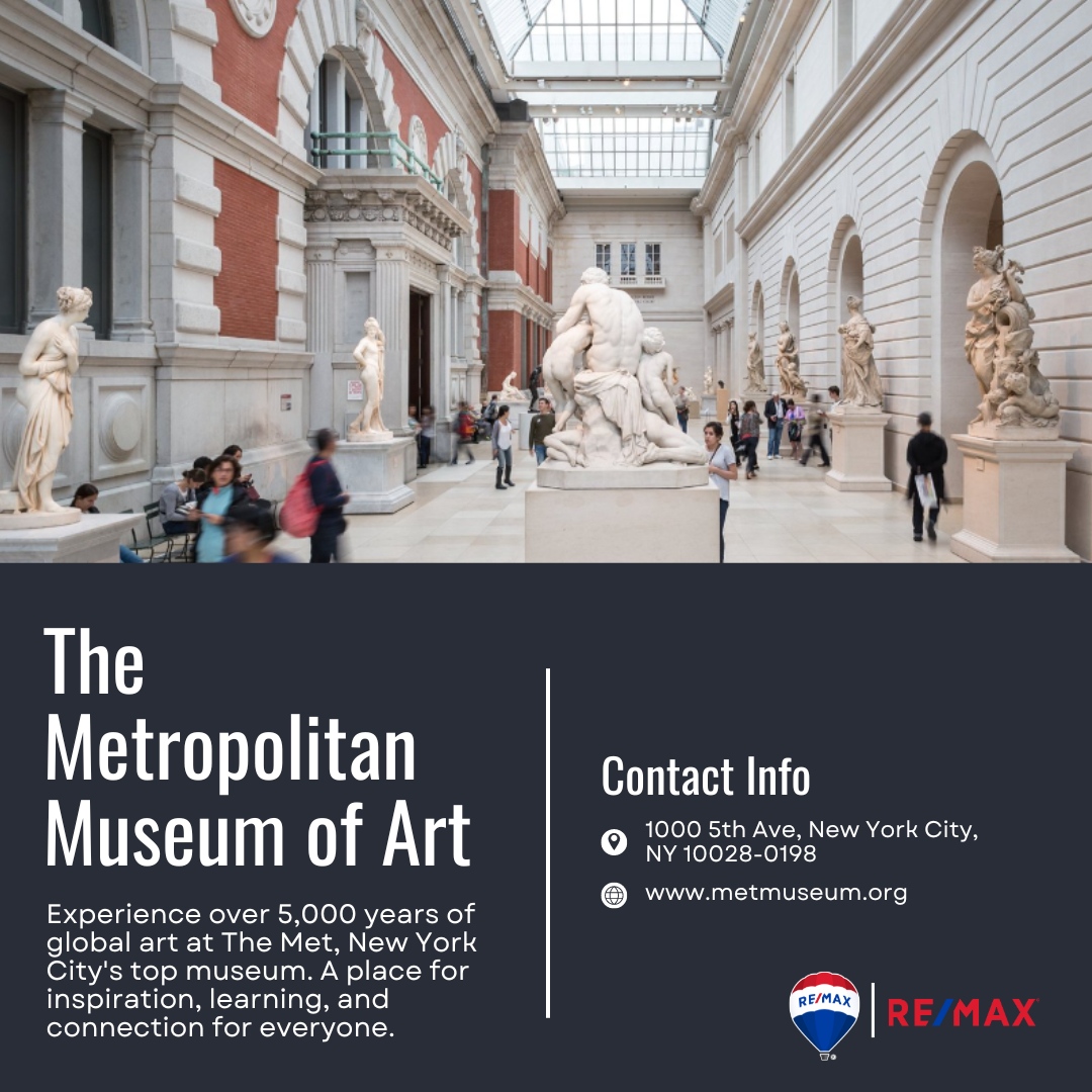 Discover the wonders of The Met, NYC's premier museum, where over 5,000 years of art from across the globe come to life. 🖼️ Perfect for anyone seeking inspiration, understanding, and connection. Explore, dream, and discover at The Met today! 🌍✨ You can also check them out ...