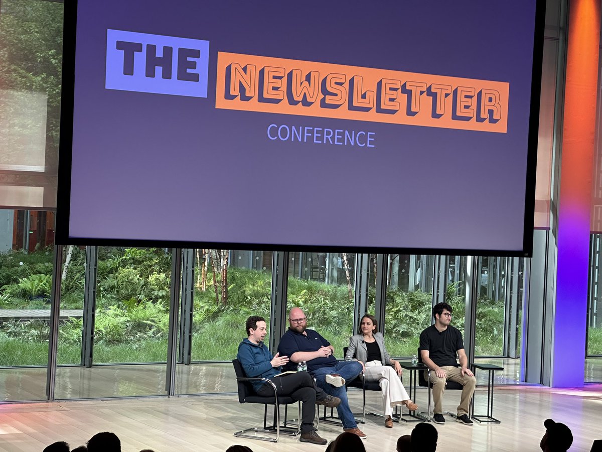 “Putting Your Business Model at the Center of Your Strategy” panel w/ <a href="/ryansager/">Ryan Sager 🔎</a> <a href="/JayCoDon/">Jacob Donnelly</a> <a href="/Schindss/">Rachel Schindler</a> &amp; <a href="/amlewis4/">Ari Lewis 🚀</a> at <a href="/NewsletterConf/">The Newsletter Conference</a>