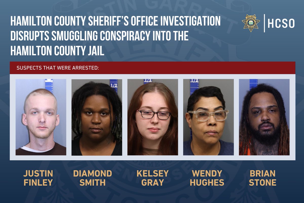 Hamilton County Sheriff’s Office Investigation Disrupts Smuggling Conspiracy Into the Hamilton County Jail For more information visit our website and Facebook page.