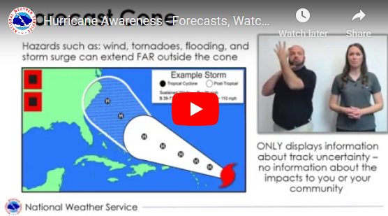 NWSBirmingham's tweet photo. ๐ Hurricane safety and preparedness videos with American Sign Language and captions for the Deaf and Hard of Hearing community. Check them out ->
https://t.co/1hXKw9Cx6r
#HurricaneAwarenessWeek https://t.co/Yzr89Gbqsk