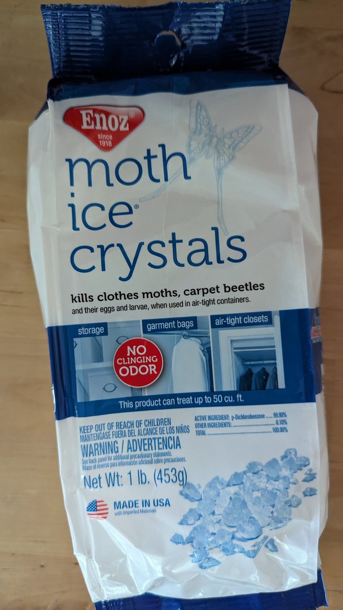 Found on the hard drug aisle in your local supermarket. Missed a trick not calling it 'Crystal Moth' but getting 'Ice' in there was impressive.
