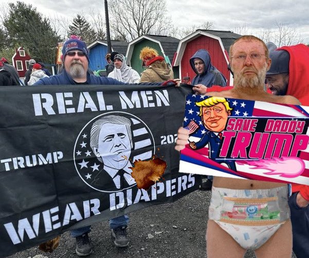 We stand #DiaperStrong with our President Trump, who wears his diapers in solidarity with real Americans who just want to be treated like big boys.
