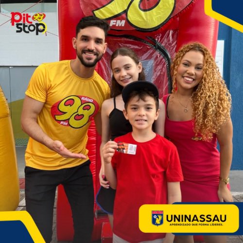 98FMNatal's tweet photo. 🎉🚗 Mais uma tarde de diversão e grandes oportunidades na Uninassau de Ponta Negra! Confira os momentos incríveis do Pit-Stop 98 e não perca as ofertas exclusivas. Venha nos visitar! 🛍️🎶 #PitStop98 #Uninassau #PontaNegra https://t.co/UpbpmxlDVU