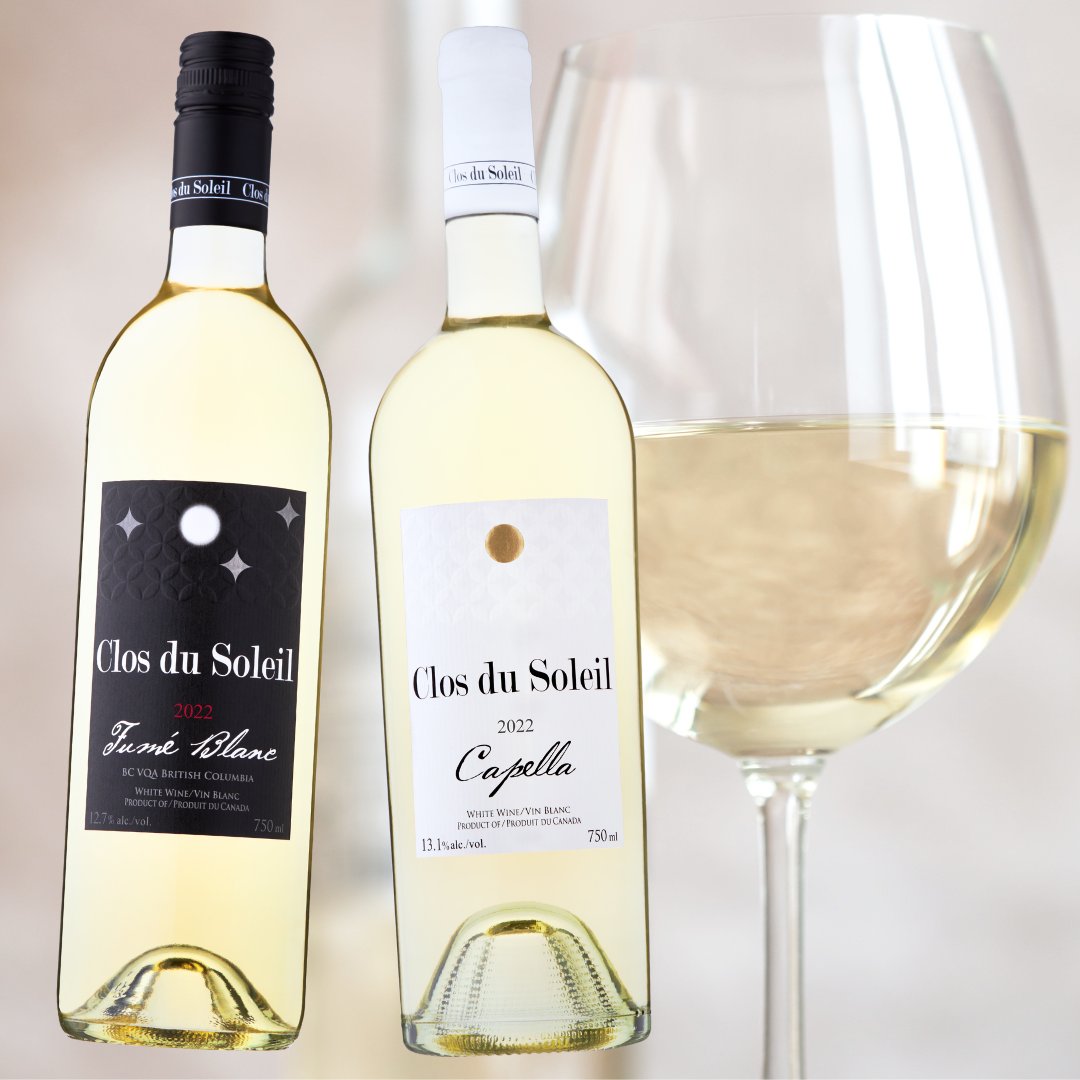 It's #InternationalSauvignonBlancDay! This much-loved grape forms the backbone of 2 #ClosduSoleil fan faves - Fume Blanc & Capella! With a Similkameen twist of course. Whichever #sauvignonblanc you're drinking today we hope it brings a smile to your face. #bcwine #similkameenwine