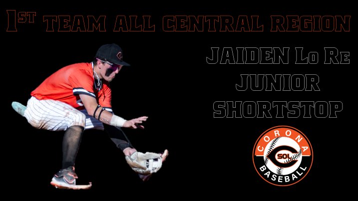 Congrats to 2025 Shortstop @JaidenLoRe1 on being named 1st Team All Central Region for the second consecutive year. Jaiden led the team with a .396 batting average and several other offensive categories including hits, on base percentage and stolen bases. #3.57%