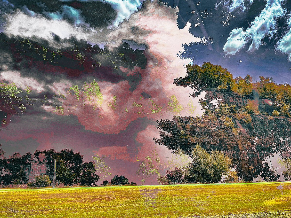 Stormy Sky Today.. #adobe #photoshop #aiart #Friday #sky #fridaynight #digitalart #art