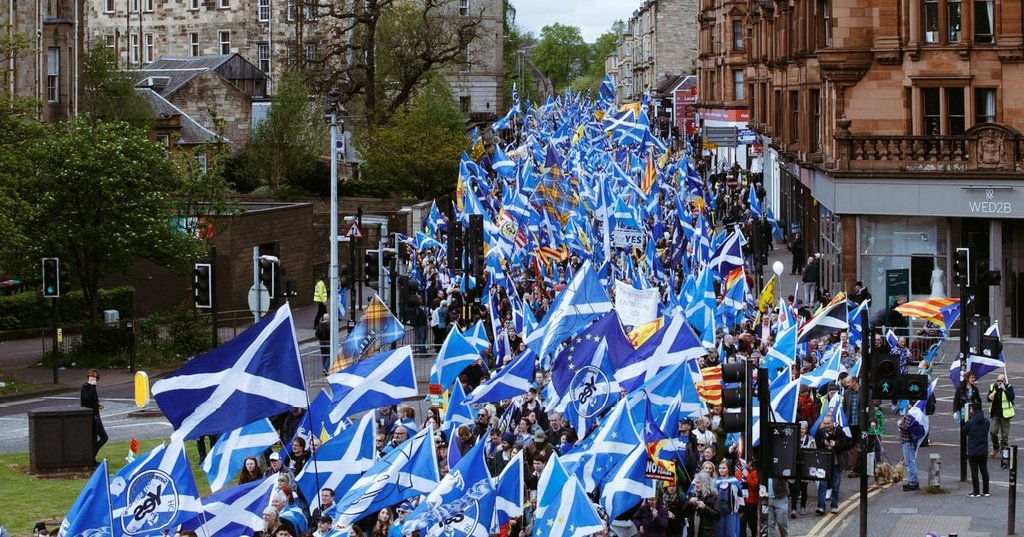 In just a few hours thousands of people will march for independence through Glasgow. This will be our 40th March since 2014, and we're honoured to continue to work hard and serve Scotland's cause. We look forward to seeing everyone tomorrow as we take to our streets! #AUOBGlasgow