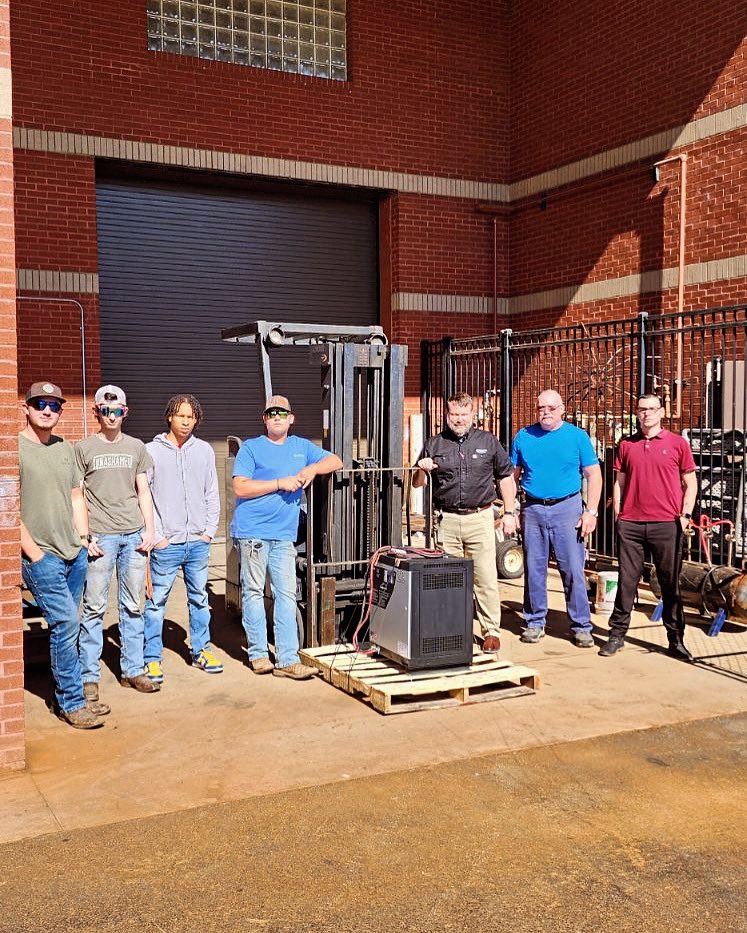 A big thank you to US Cold Storage for donating a forklift to AAS!