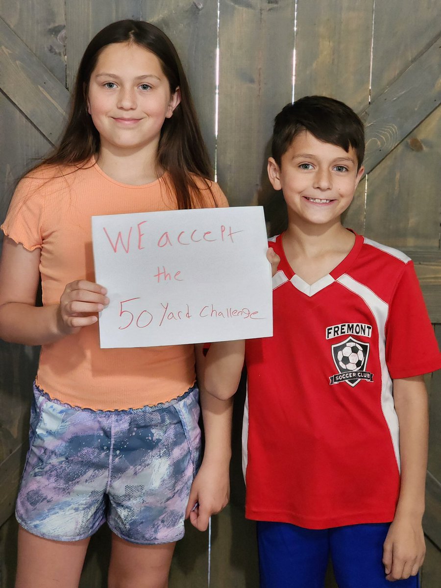 Please join me in welcoming Fremont,MI very own Francesca & Giovanni to our family . Francesca & Giovanni have stepped up & accepted our 50 yard challenge .By embracing this challenge, they have shown us that they are committed to making a positive difference in their…