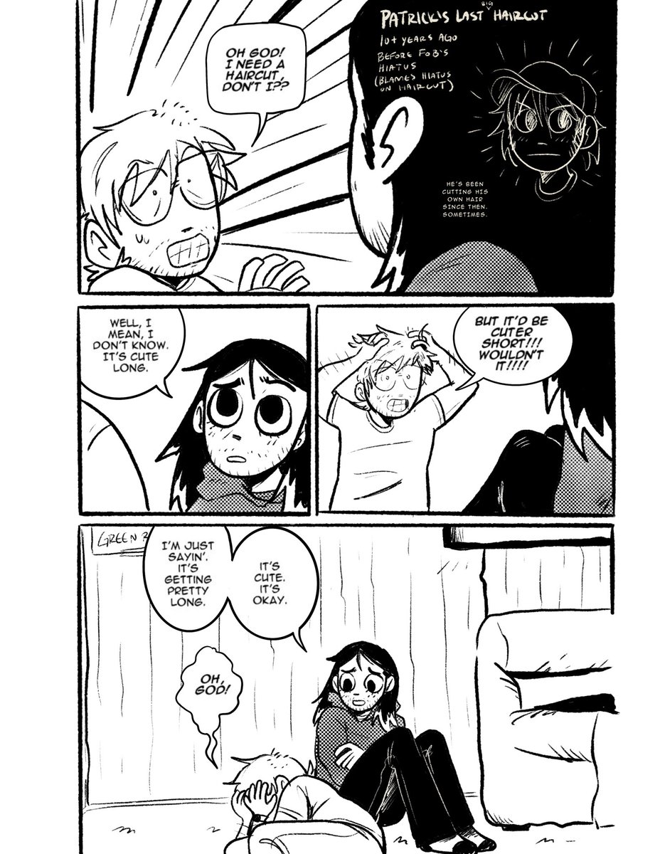 bros gotta go on stage in 20 mins and worried about his hair 🙄