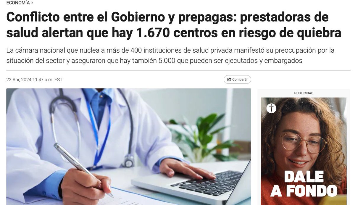 Jorge Piva (Medife), Luis Fontana (OSDE), Claudio Belocopitt (Swiss Medical), Julio Fraomeni Galeno)...Siempre recibieron el amparo del poder para hacer de sus prepagas un excelente negocio para ellos. En cuanto este nuevo Gobierno empezó a investigar una presunta cartelización y…