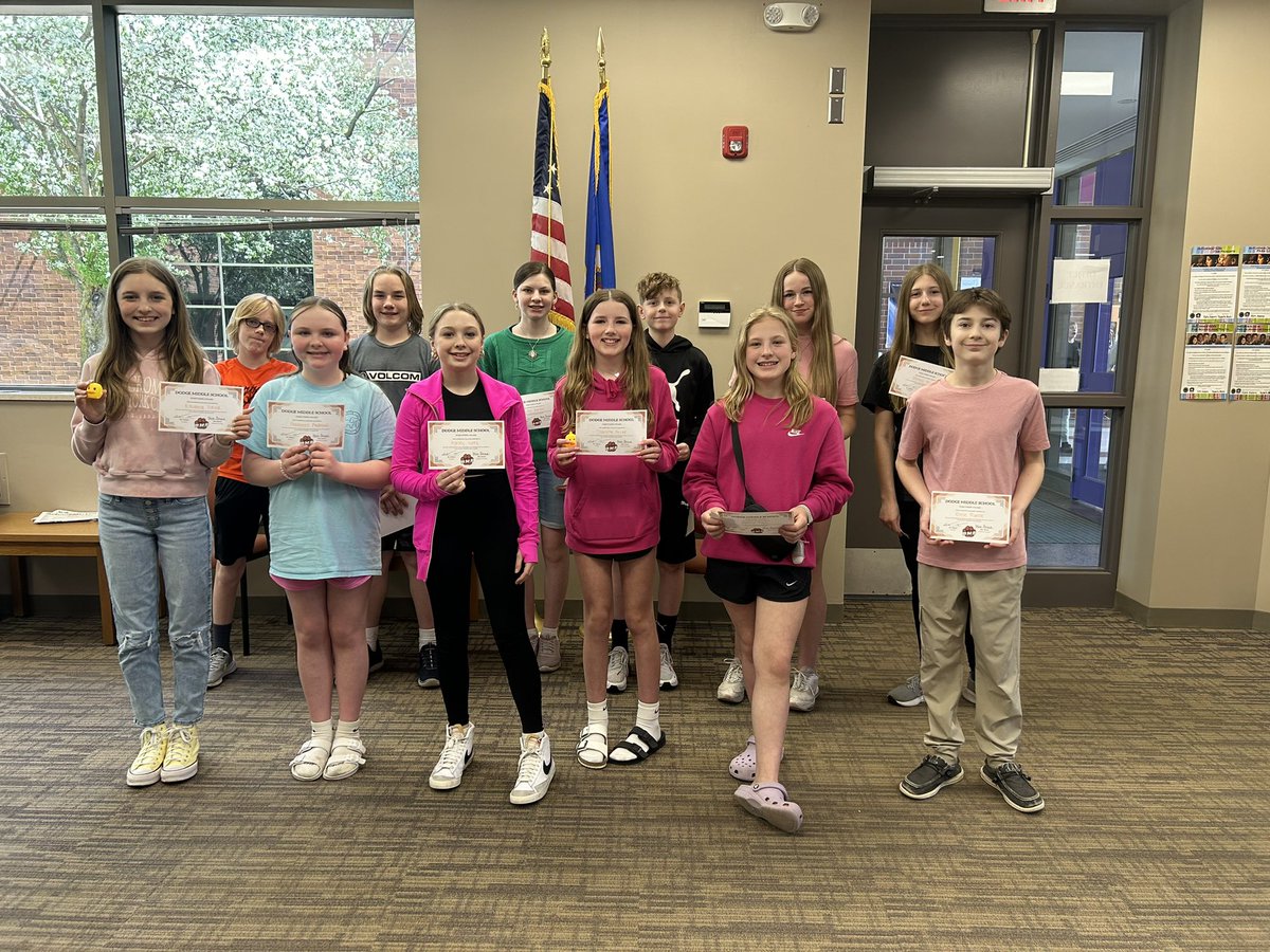DodgeTigers's tweet photo. Weekly Tiger Stripe winners! Thanks for demonstrating our core values of community, empathy, and purpose #DMSpride #weare192 https://t.co/CZGEZcFOF4