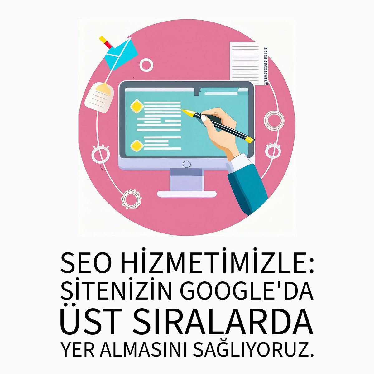 🔍 Web sitenizin görünürlüğünü artırarak organik ziyaretçi trafiğinizi yükseltiyoruz.
📈 Google'da üst sıralara çıkmanızı sağlayarak markanızın bilinirliğini artırıyoruz.
📊 Hedef kitle analizi ve anahtar kelime optimizasyonu ile doğru müşterilere ulaşmanızı sağlıyoruz.