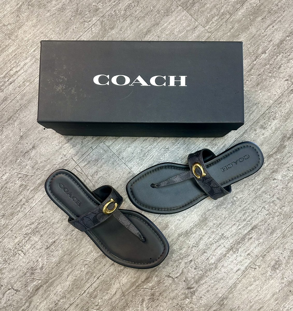 Coach Sandals 🌱 We have lots of clothing priced
 $4-$10 as well! BUY SELL TRADE! #namebrandexchange #shoes #sandals #summer #style #recycle #used #sustainability #leather #trends #usedleather #secondhand #fashion #mesa #mesaaz #arizona #recycledfashion