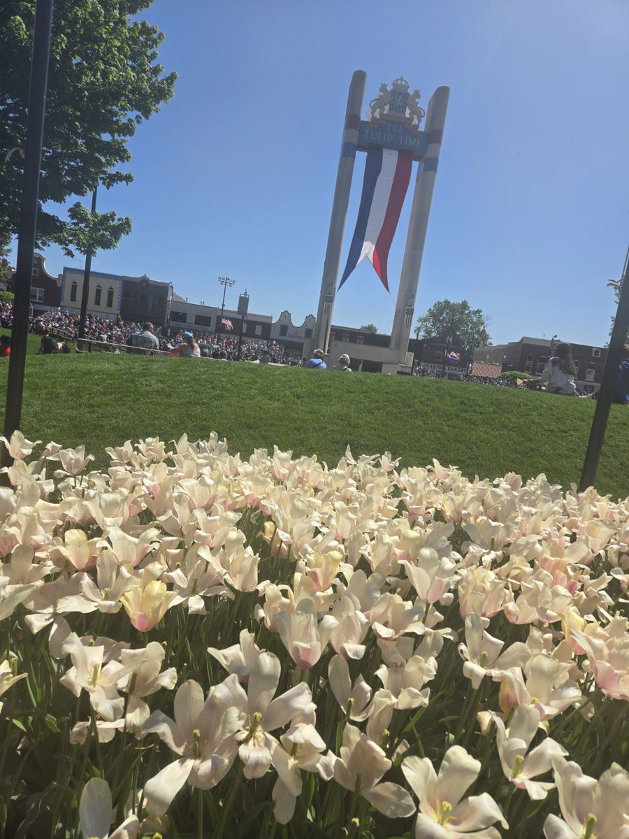 A beautiful day in Pella for Tulip Time! And Jackson even marched in the parade with his school band!