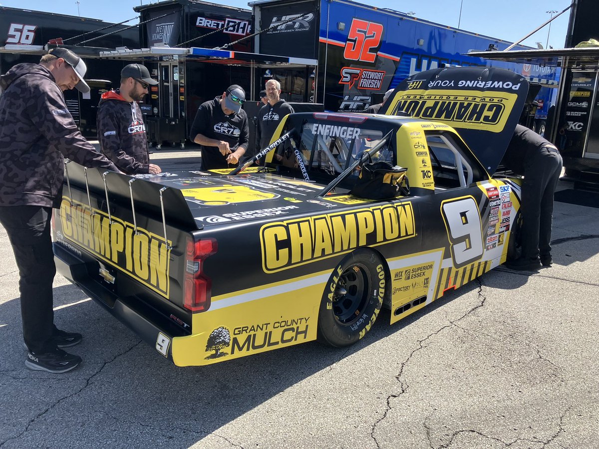 Tech day @kansasspeedway is complete and we are ready to get on track tomorrow! Practice and qualifying is scheduled for 11:00 am and we race at 7 pm ct.