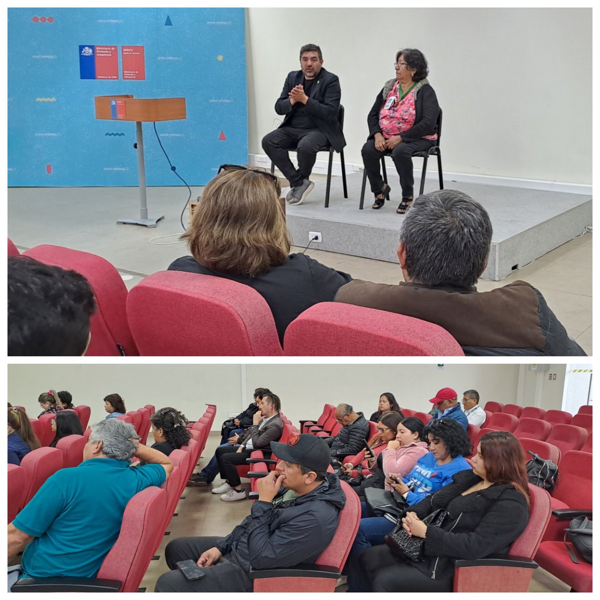 🙋‍♂️🙋‍♀️Trabajador@s de Hospital  #Iquique agrupados en gremio de  Asociación de Funcionarios Hospital de Iquique ASFUNSHI conocen por parte del Seremi de <a href="/minvutarapaca/">Minvu Tarapacá</a> Diego Rebolledo Flores,  los programas dispuestos por #Minvu para acceder a  vivienda

#Tarapacá #CiudadesJustas